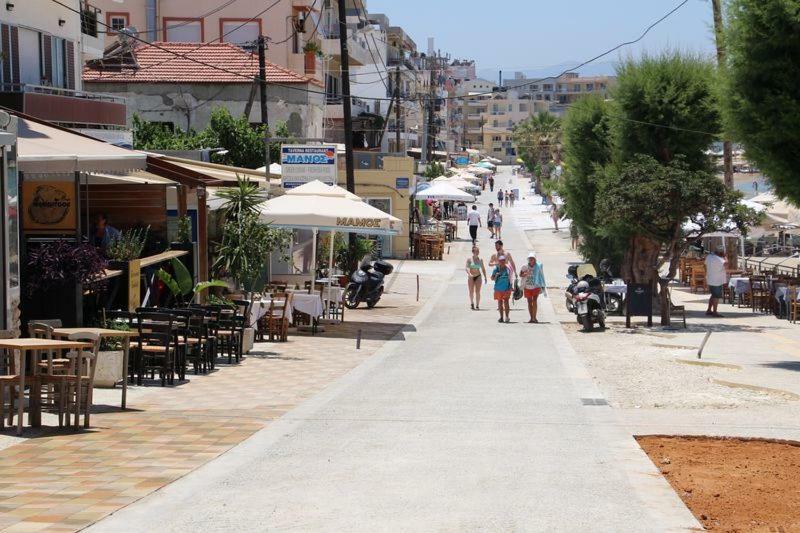 Sofia City Beach Apt. Nea Chora Chania 干尼亞 外观 照片